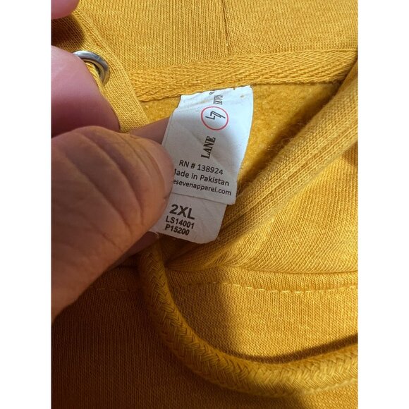 Coors Banquet Rodeo Hoodie 2XL Yellow Bull Logo - Picture 3 of 5